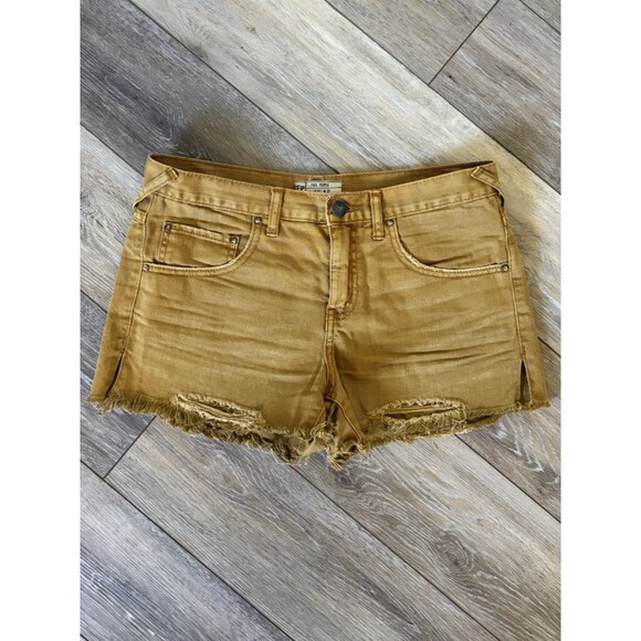 Free People Pants - Free People Distressed Denim Shorts Size 27
